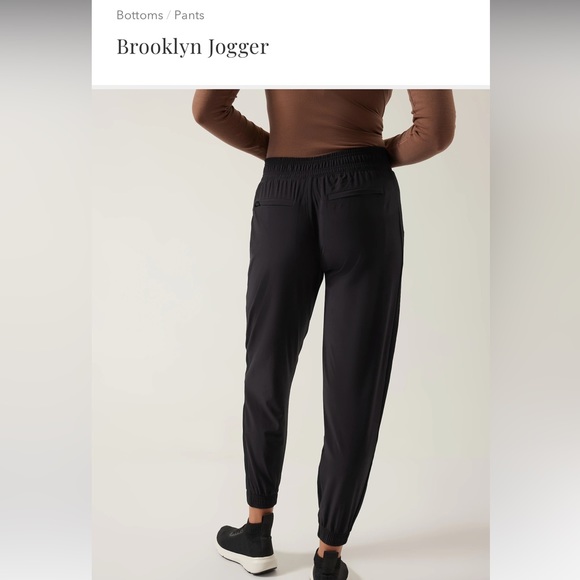Athleta Textured Brooklyn Jogger Black Size 0 but fits size 2/4 - Picture 7 of 10